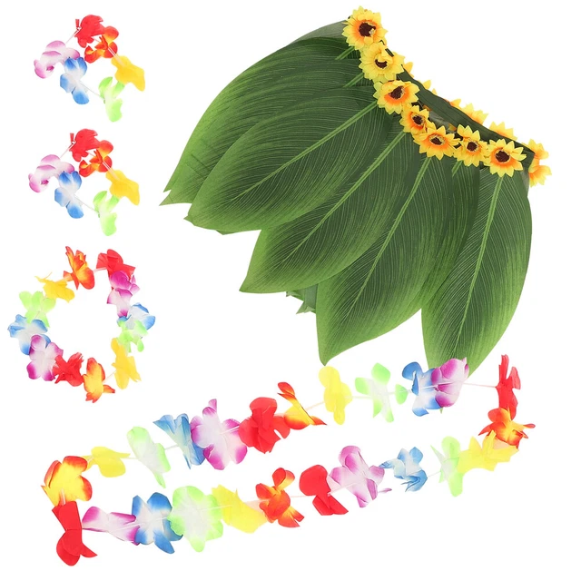 Floral Necklace Leis Hawaiian Clothing Hawaiian Necklace Props 3