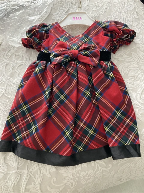 Bundle Of 5 Tartan Baby Girls Dresses And 3 Baby Boys Romper Sets All Bnwt