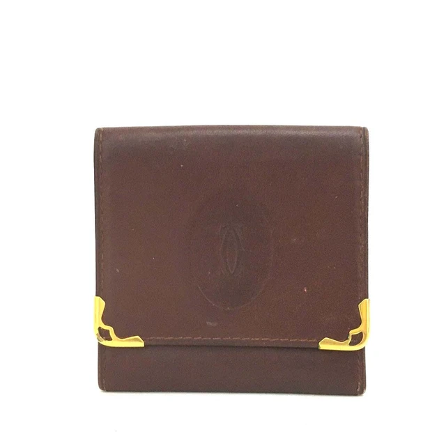 Must De Cartier  Leather Coin purse Wallet /4L0516