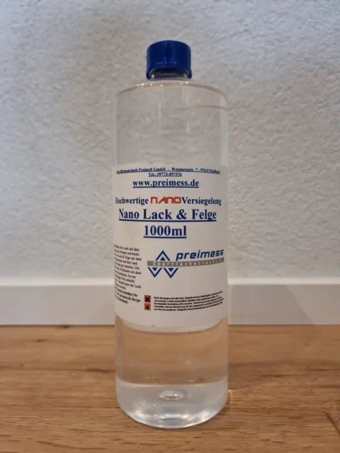 Nano Lackversiegelung und Felgenversiegelung 1000ml - Nanoversiegelung