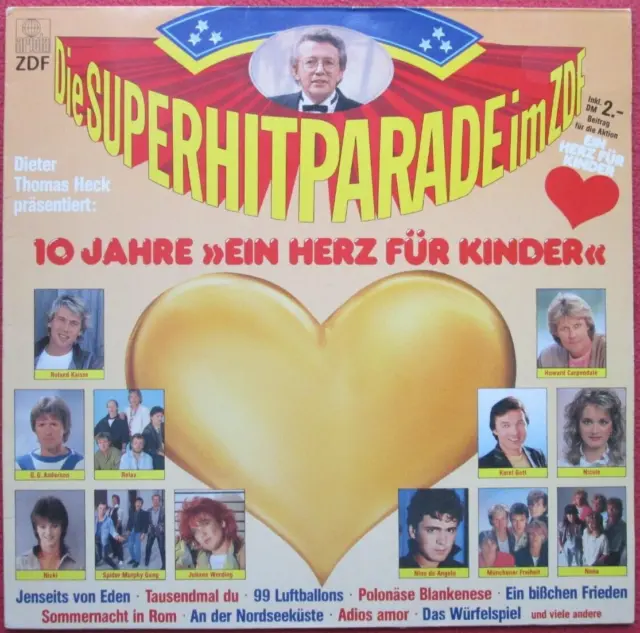 Die Superhitparade im ZDF LP Vinyl 87 Juliane Werding / Nena / Roland Kaiser uvm