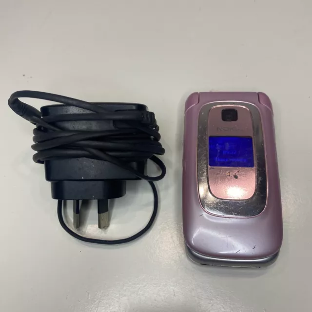 Nokia 6085 Flip Fold - Pink Mobile Phone Working