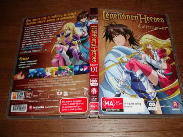 DVD The Legend Of The Legendary Heroes TV 1-24 End English