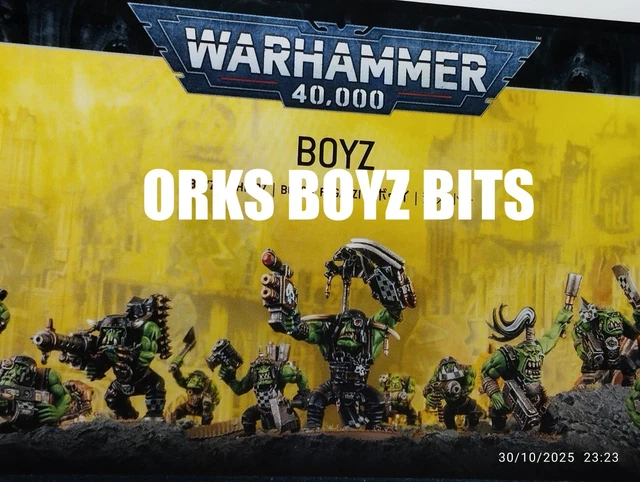 Warhammer 40k Ork Boyz x4 ,Pro painted