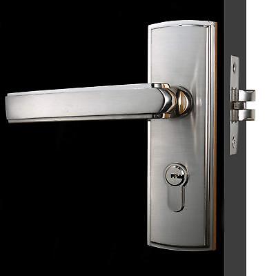 Oblique Latch Alloy Mortice Door Leverset Closet Lockset Single Cylinder Lock.