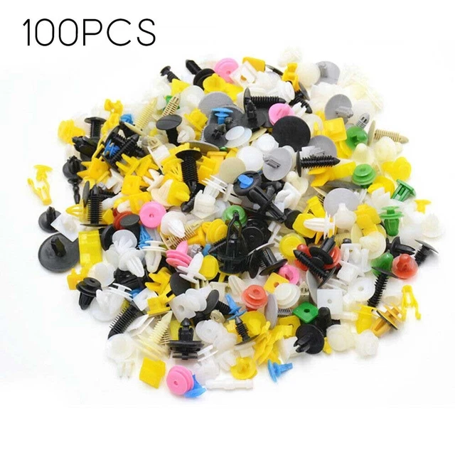 Attaches de rivet en plastique supports pare-chocs clips de voiture décoratifs