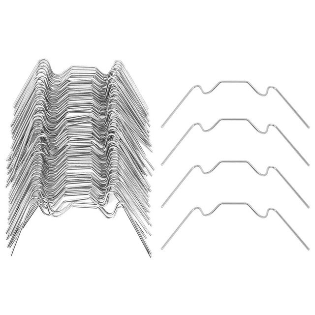 Lot De 50 Clips En Acier Inoxydable Pour Vitrage De Serre - 25x10x15 Mm | Fixation Verre Résistante Aux Intempéries