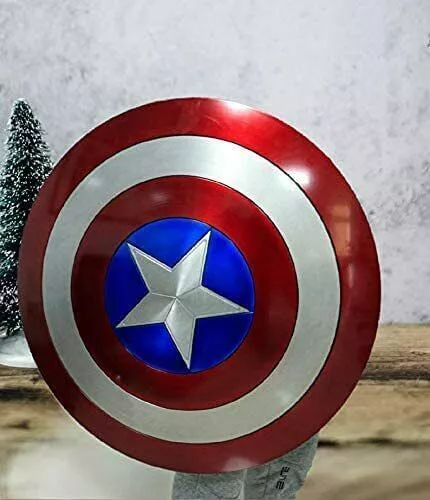 Captain America Shield Bouclier en métal de 18 pouces Marvel Movie Replica...