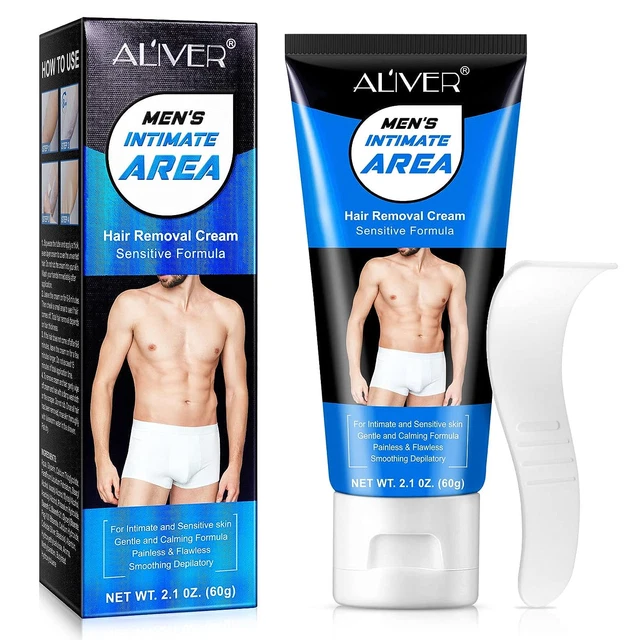 Creme Zur Haarentfernung Im Intimbereich Für Männer,Extra Sanfte Enthaarungscrem