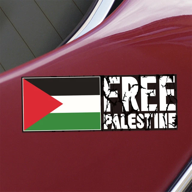 2 X 10 Cm Bandiera Palestina Adesivo In Vinile Per Computer Portatile Viaggio Bagaglio Auto Bicicletta # 9162 - Foto 3