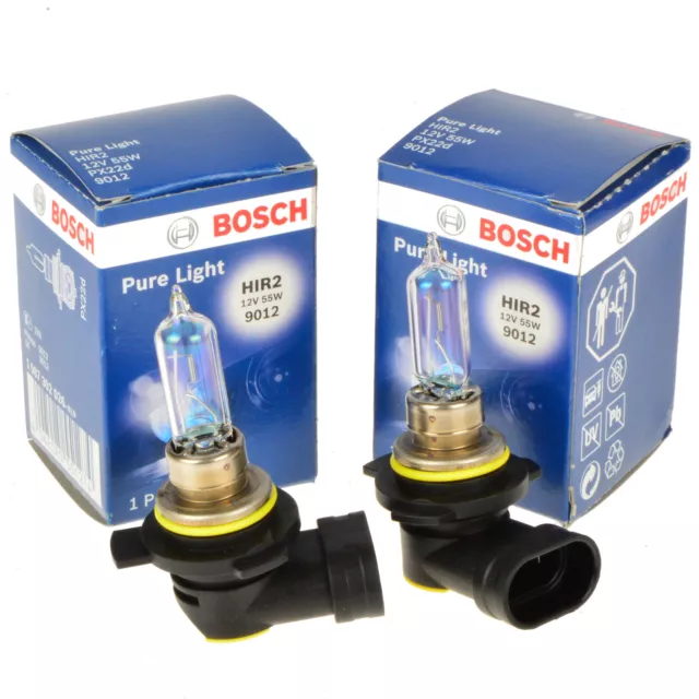 2 X AMPOULES Bosch phares de distance Pure Light HIR2 12V/55W pour Hyundai  Toyota EUR 49,39 - PicClick FR