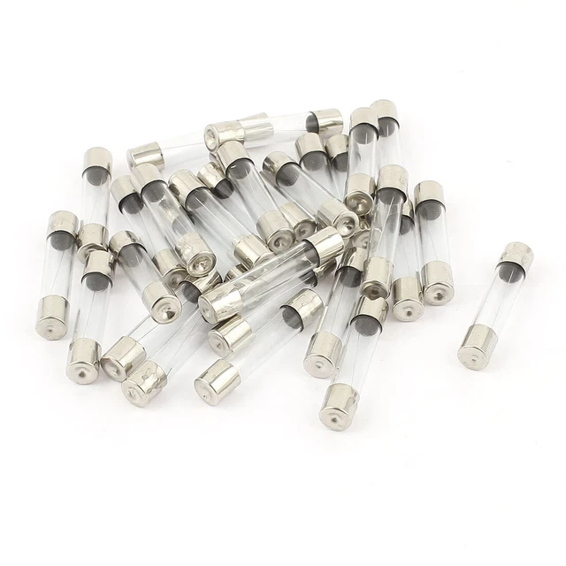 30Pcs 6X30mm Fusion Rapide ACtion Rapide Tube Verre Cartouche Fusible 1A 250V
