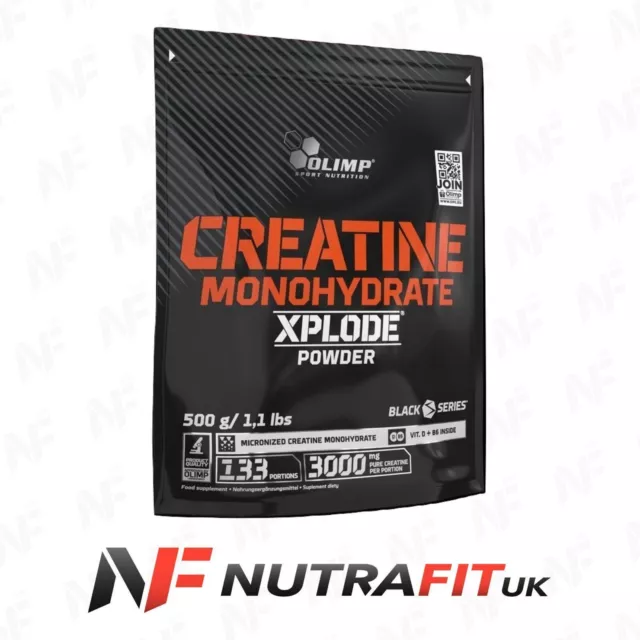OLIMP CREATINE MONOHYDRATE XPLODE POWDER pre workout vit. D B6 sodium 500g bag
