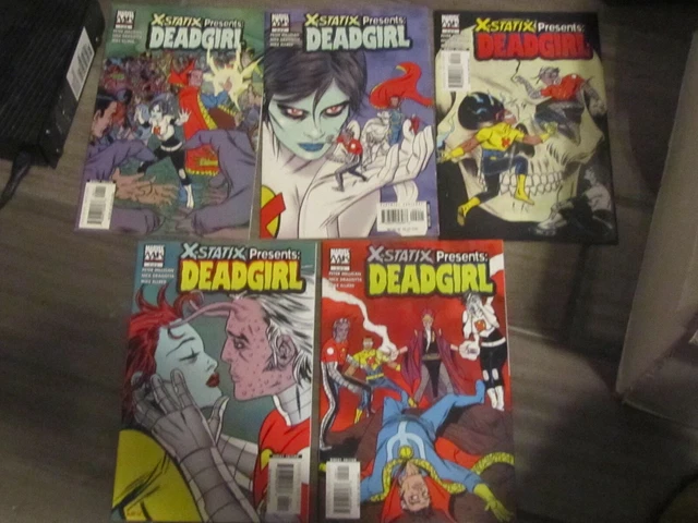 xstatix deadgirl 1-5 horror comic Dr strange Kraven Mysterio Marvel comics