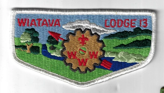 OA 13 Wiatava Flap plastic back WHT Bdr. Orange County, California