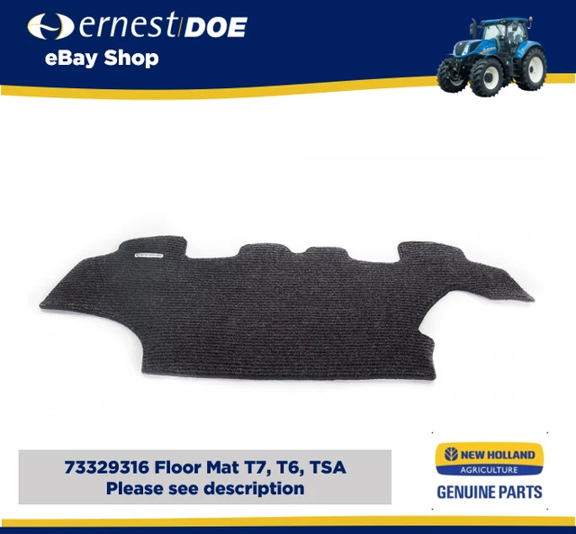 GENUINE NEW HOLLAND Floor Mat for T7, T6 and TSA Series Tractors see