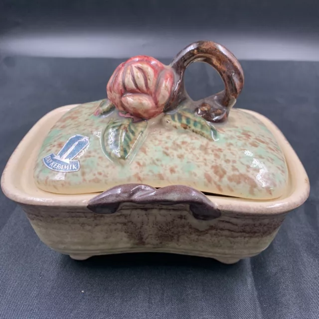 Keramik Deckeldose Bay Bonboniere, vintage sehr gut erhalten
