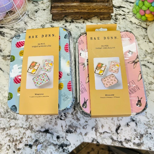 Contenedores con tapas Rae Dunn 24 para golosinas de Pascua