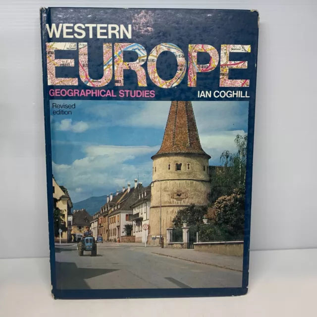 Western Europe: Geographical studies by Ian Coghill (Hardcover Book) Map