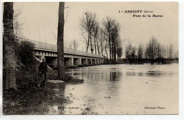 ARRIGNY - Marne - CPA 51 - Pont de la Marne