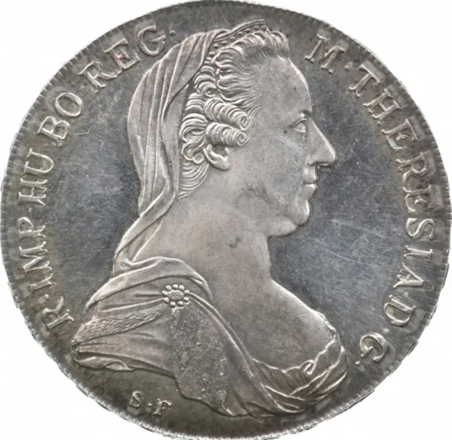 SILVER - WORLD COIN - 1789 Austrian Empire 1 Thaler - World Silver Coin *914