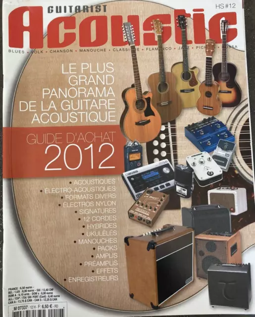Magazine Guitarist Acoustic hors-série 12, le guide de la guitare acoustique