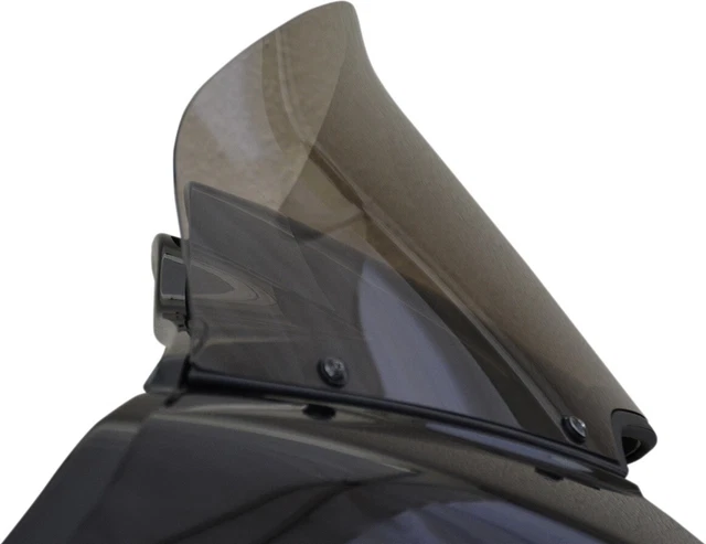 Fixed Windshield 10" Light Smoke Wind Vest 68-1010 For 15-20 HD FLTR