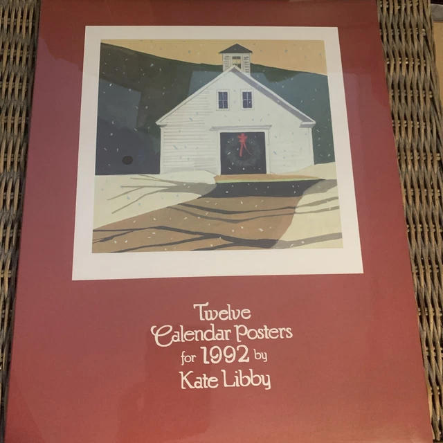 NIP SEALED KATE Libby 1992 Poster/Calendar Art for Everyday. Publisher