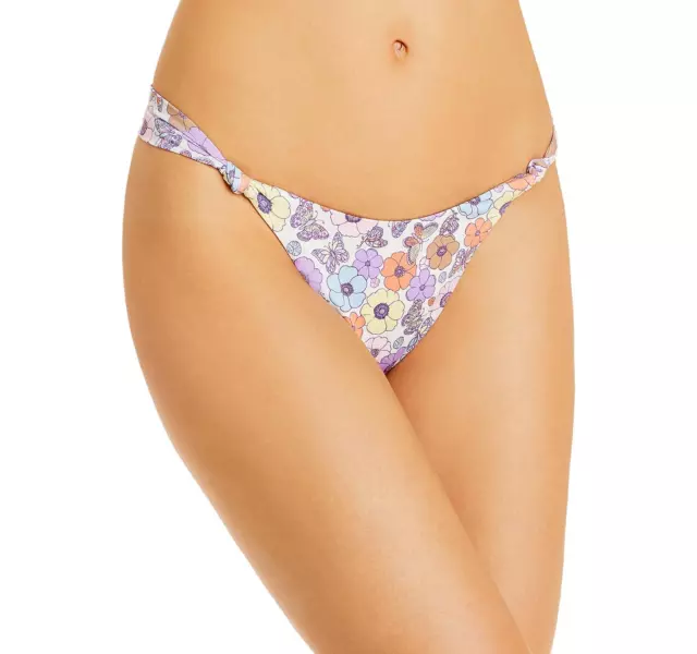 Frankies Bikinis 286081 Women Gabe Floral Bikini Bottom, Size Medium