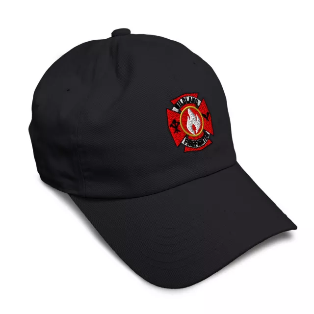 Soft Women Baseball Cap Wildland Firefighter A Embroidery Dad Hats for Men