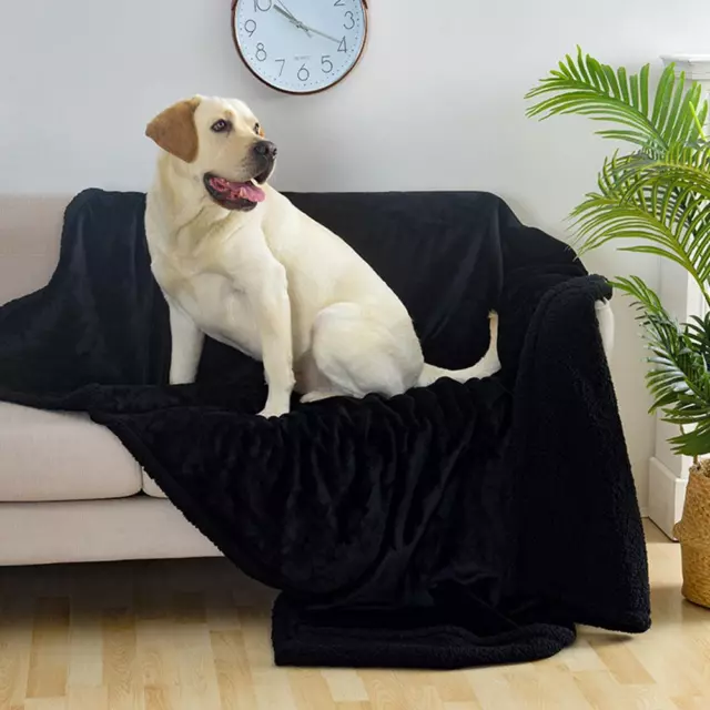 Dog Blanket Waterproof Flannel Puppy Blanket WaterProof Soft Pet Throw for  B4M0 3