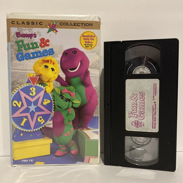 Vhs Barney Barneys Fun And Games Vhs Tested Rare Vint vrogue.co