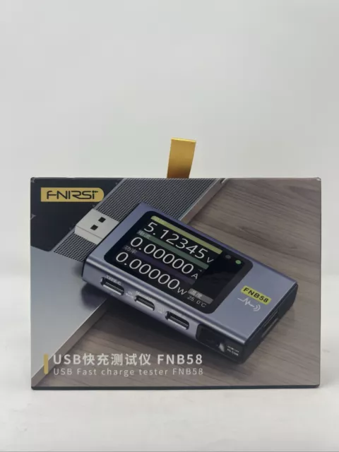 FNIRSI FNB58 Voltage Current Meter Voltmeter /Ammeter Type-C QC Charge Bluetooth