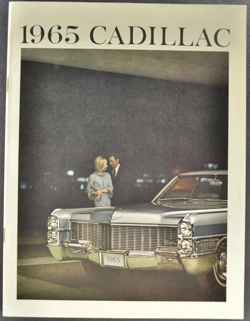 1965 Cadillac Brochure Fleetwood 60 Eldorado DeVille Calais Excellent Original
