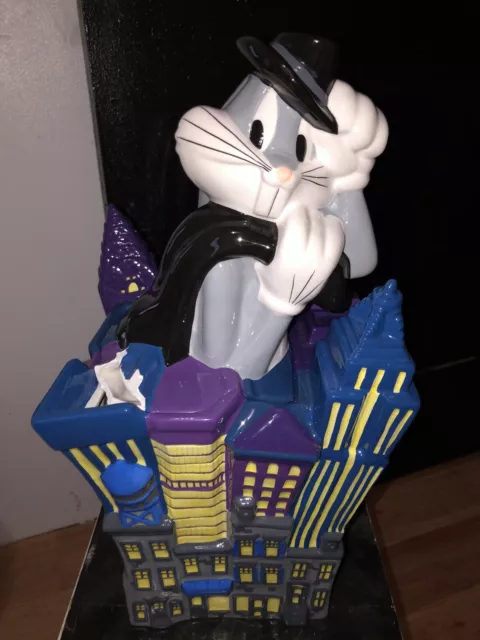 Bugs Bunny Musical NY  Cookie Jar Vintage WARNER BROS STUDIO New York Ceramic