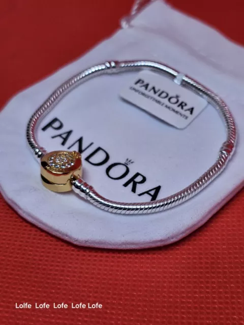 Pandora 14K Gold Bangle with Signature Clasp