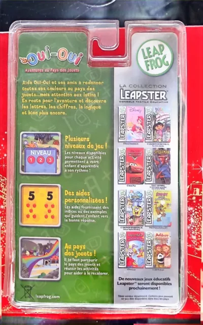 Oui Oui Aventures Au Pays Des Jouets - Leapster Leap Frog - Rare /Blaspo 28 3