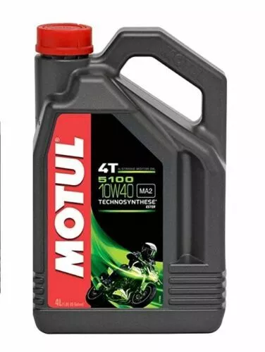 HUILE moto MOTUL 5100 SEMI SYNTHÈSE 10W40 4 LITRES