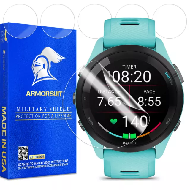 (6 Pack) ArmorSuit Screen Protector designed for Garmin Forerunner 265 46mm