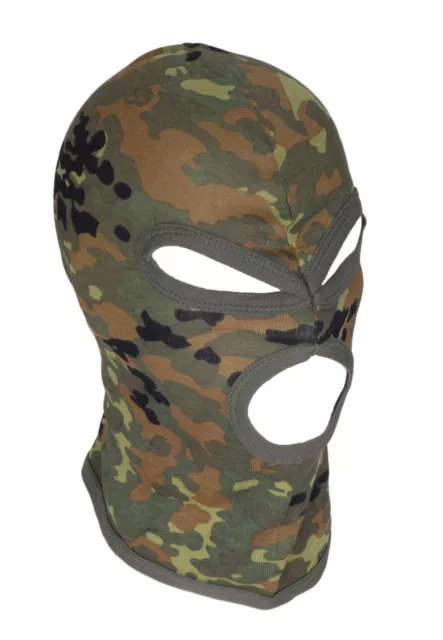 Deluxe Cotton Short Thin 3 Hole Balaclava SAS Style Ski Face Mask 5 Colours