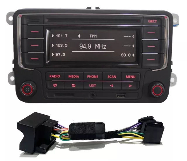 VW RCN210 Bluetooth Autoradio + Emulator für Golf 5 6 MK5 6 Passat B6 CD USB AUX