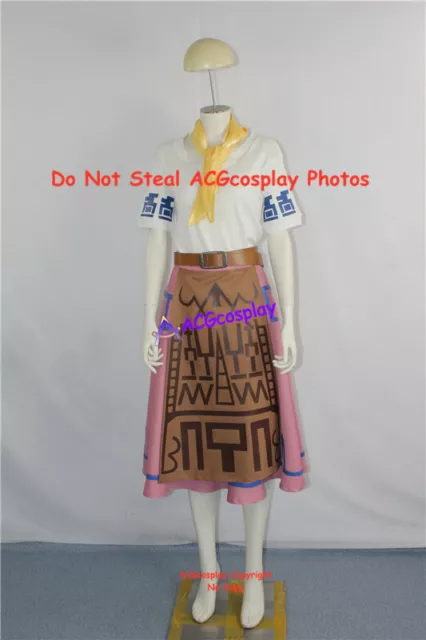 Legend of Zelda Orcarina of Time Malon Cosplay Costume acgcosplay costume dress