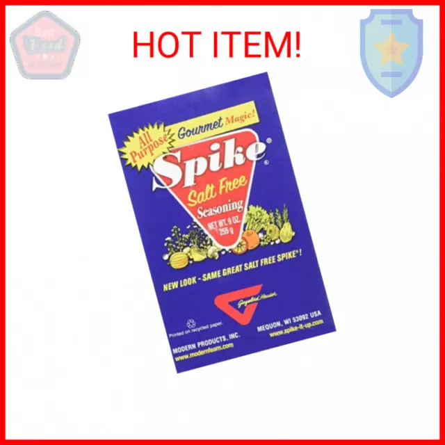 Modern Products, Spice Spike Salt Free, 9 Ounce