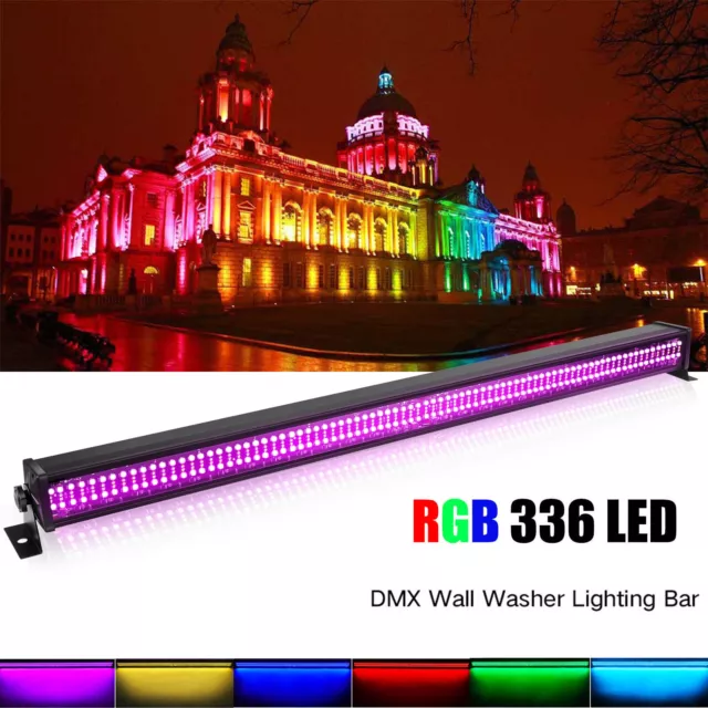 120W RGBW LED Wallwasher Partylicht DMX 336 LED Bar Lichteffekte DJ Home Party