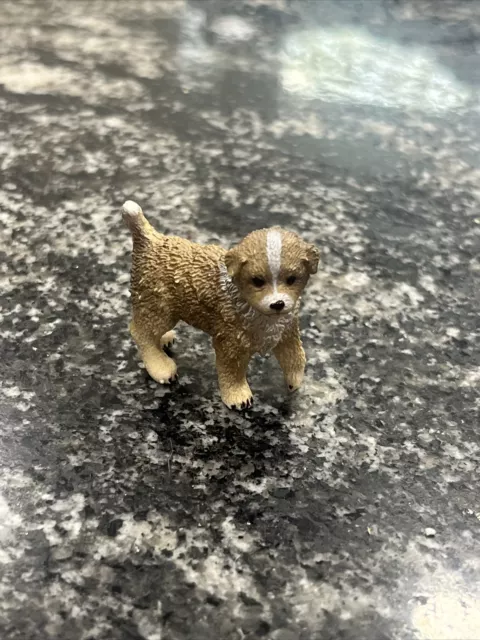 Schleich Australian Shepherd Puppy Dog Figure 16393 2012