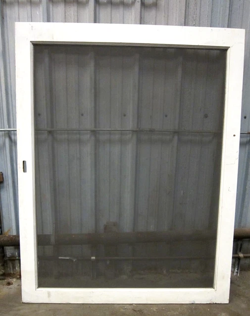 Vintage Old Wood Wooden Mid Century Storm Screen Door
