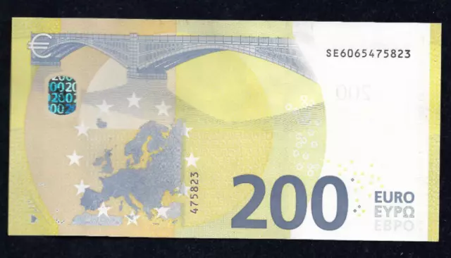 Italy 200 Euro Banknote, Very Rare - Collect Or Spend, Holiday Money 2019 30 2