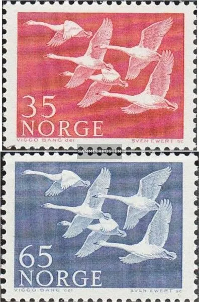 Norwegen 406-407 (kompl.Ausg.) postfrisch 1956 Tag des Nordens