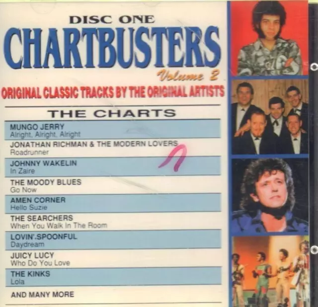 Chart Busters Band 2 verschiedene 1993 CD Top-Qualität kostenloser UK-Versand