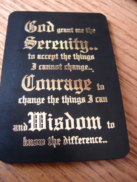 Serenity Prayer Magnetic Phone Address Book Jesus 12 Steps Alcoholics Anonymous